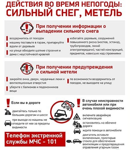 Правила безопасности в морозную погоду